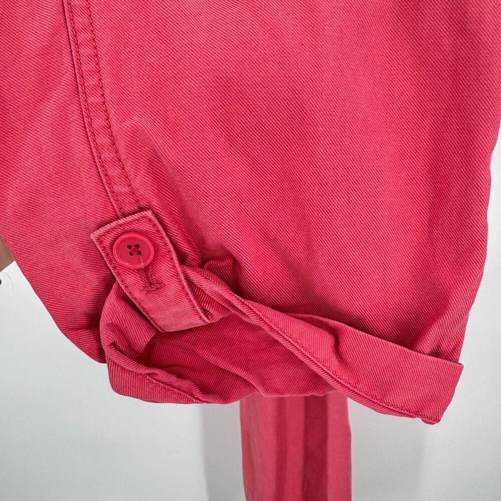 Talbots Washed Red Pull On Drawstring Cuffed Cott… - image 6